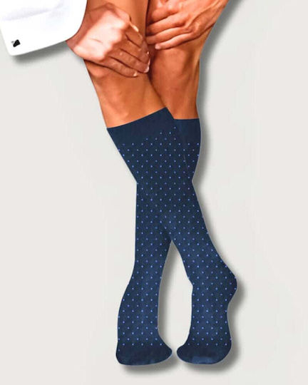 Christou 1910 Calf High Socks 15-20 mmHg Navy Blue