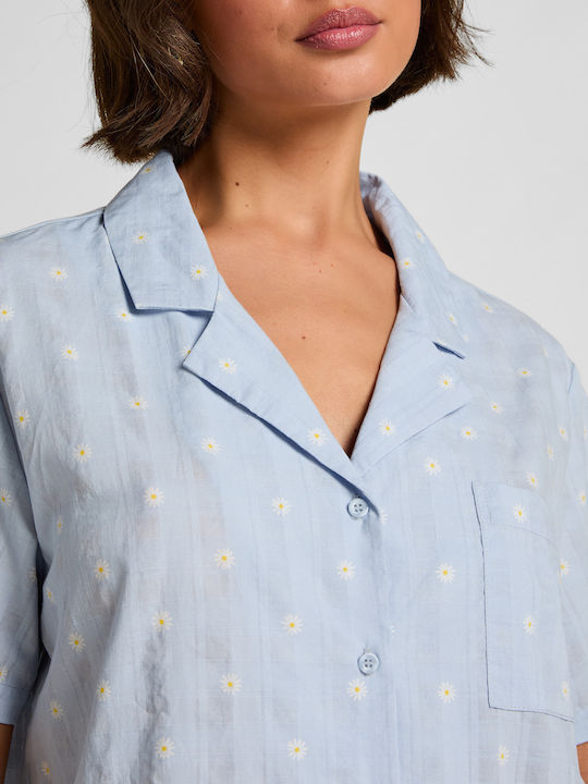 Hunkemöller Summer Women's Blue Pyjama Set