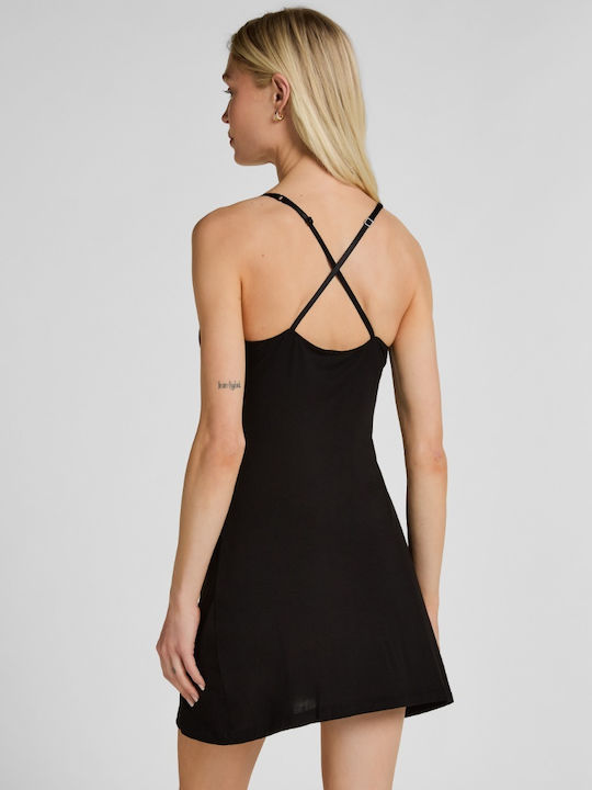 Hunkemöller Summer Women's Nightgown Black Jersey