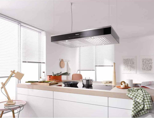 Miele DA6708D Hotă Insulă 100cm Gri cu Wi-Fi