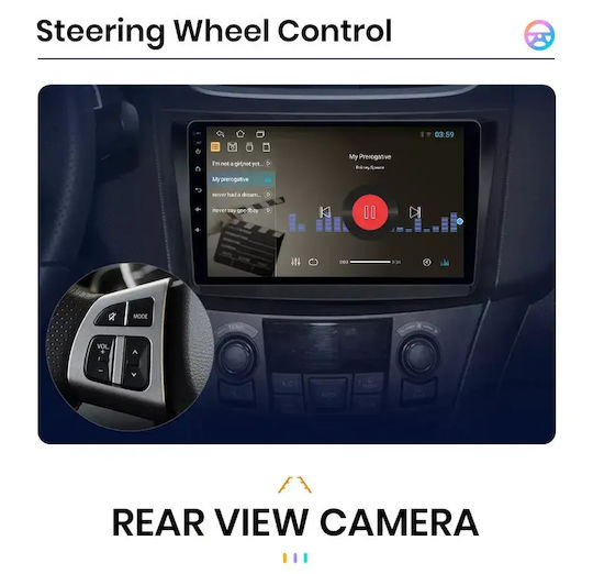 Ηχοσύστημα Αυτοκινήτου για Nissan Juke 2009-2020 (Bluetooth/USB/WiFi/GPS/Apple-Carplay/Android-Auto) με Οθόνη Αφής 9"