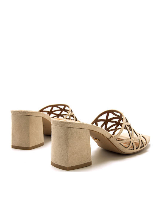 Leather Sandals with Strass Pink