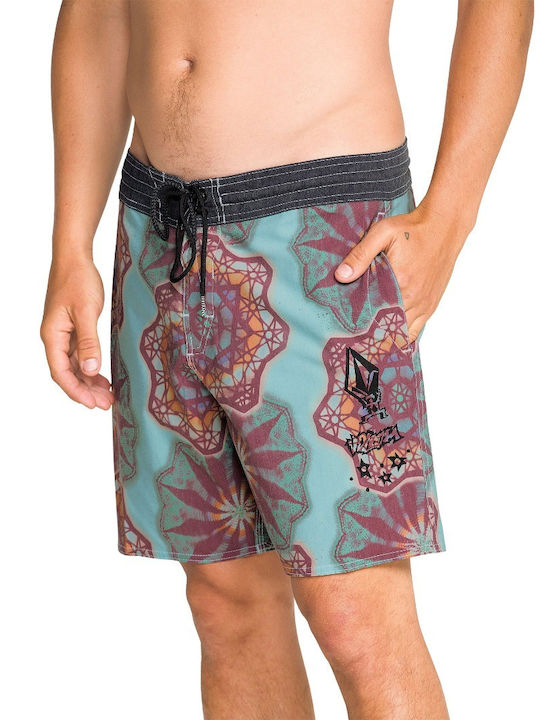 Star Shields Stoney Men's Swimwear Bermuda Black With Prints