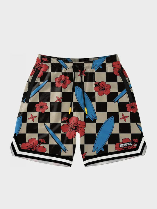 Checkered Reef Men's Swimwear Shorts Blue Floral
