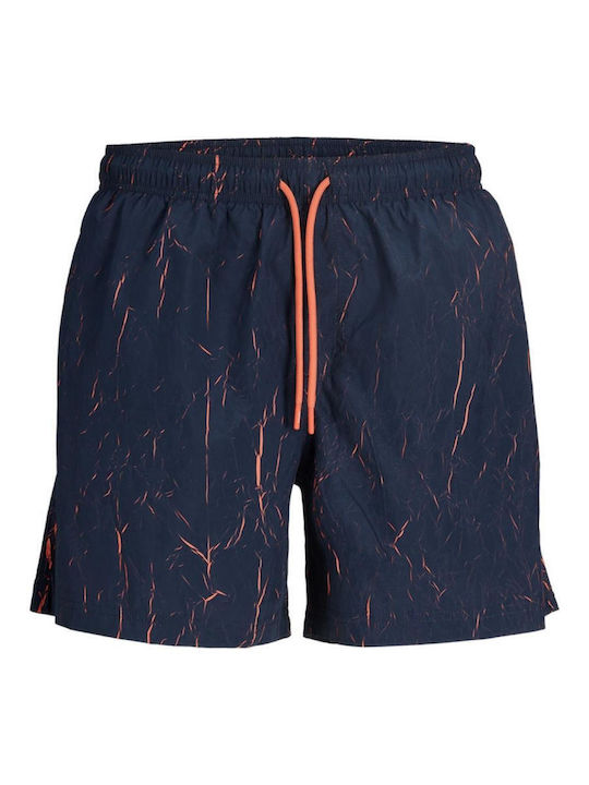 Men's Swimwear Bermuda Blue with Patterns