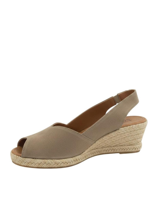 Mediterranea Women's Platforms In Espadrille Style Beige