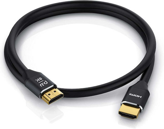 Hochgeschwindigkeits 8k HDMI 2.1 Ultra High Speed 48Gbps 4K 120Hz HDR VRR Kabel HDMI-Stecker - HDMI-Stecker 2m Schwarz