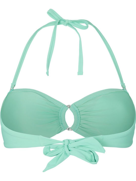 Strapless Bikini Top Πράσινο
