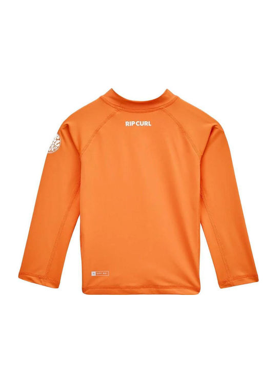 Rip Curl Kids Swimwear Rashguard Orange