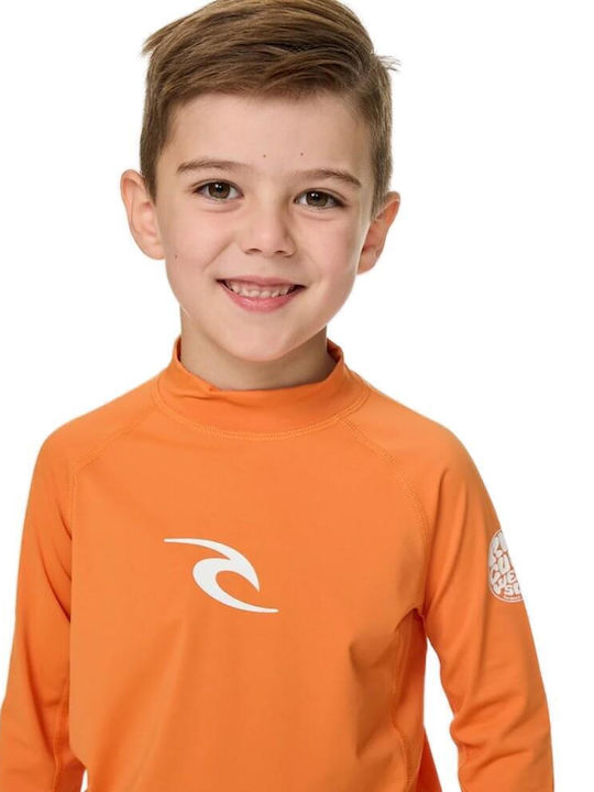 Rip Curl Kids Swimwear Rashguard Orange