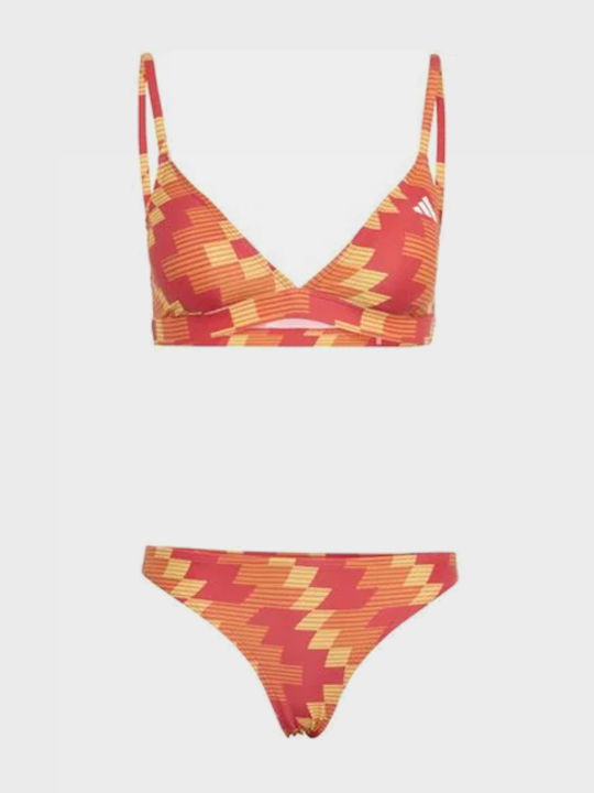 Αθλητικό Set Bikini Τριγωνάκι Πορτοκαλί