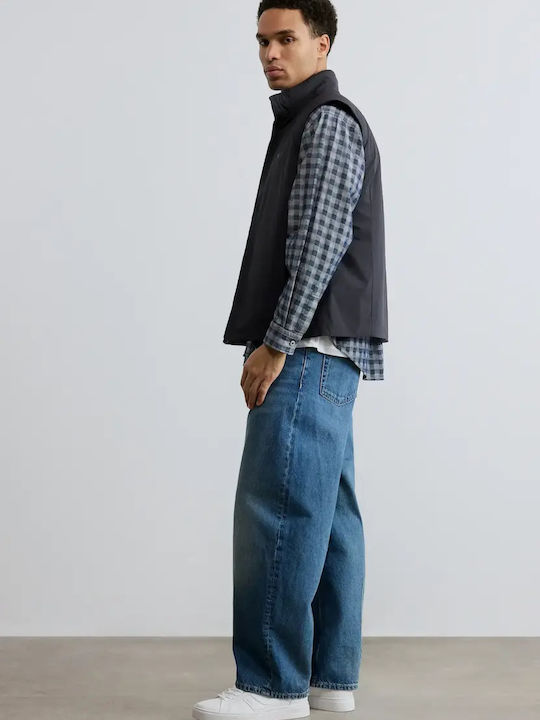 Sleeveless Jacket Dark Blue