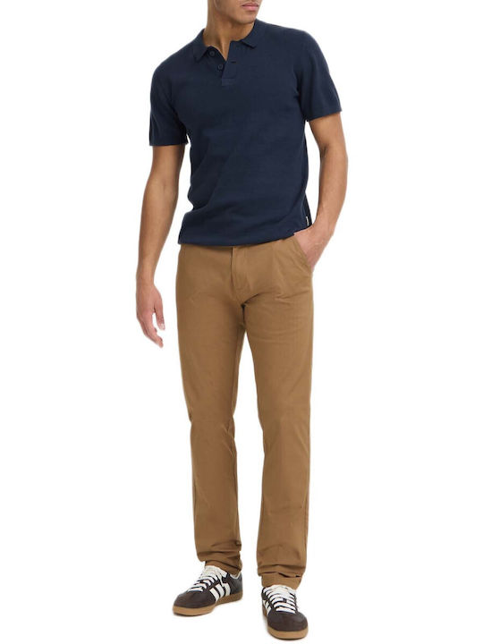 Chino Trousers In Slim Fit Tabac Brown