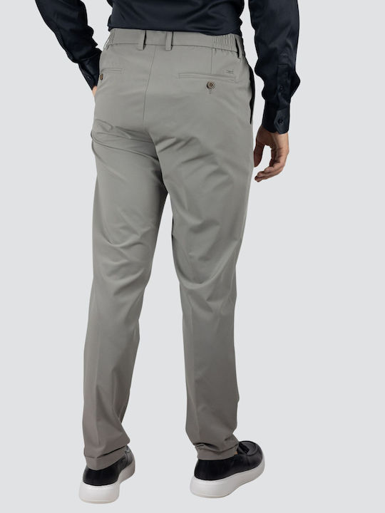 Chino Trousers In Loose Fit Khaki