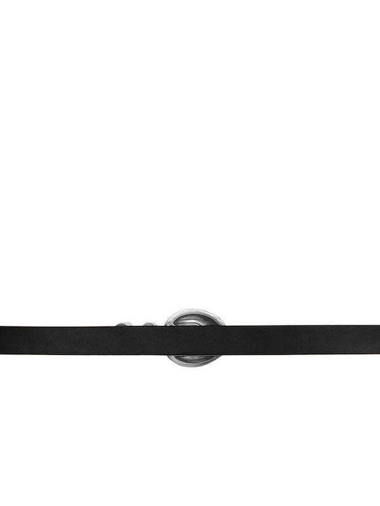 Celestino Women's Belt Engraved Buckle Black