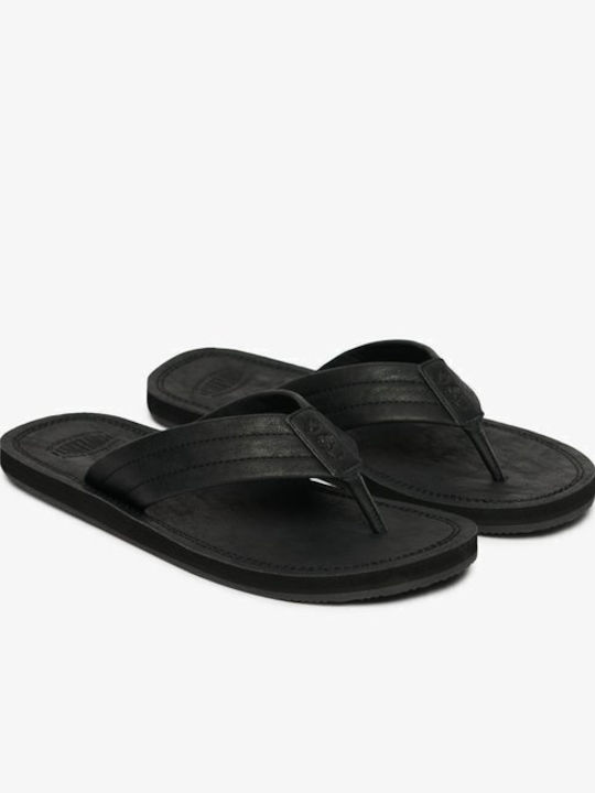 Vintage Men's Flip Flops Black