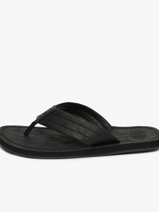 Vintage Men's Flip Flops Black
