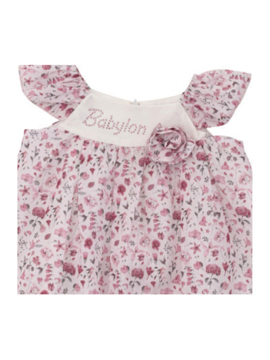 Rochie De Fete Floral Roz