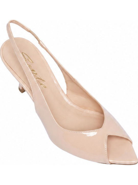 Pantofi cu Toc Roz