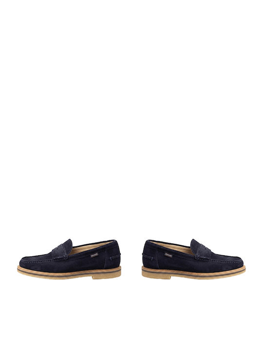 Men's Moccasins In Blue Colour 350-Blue