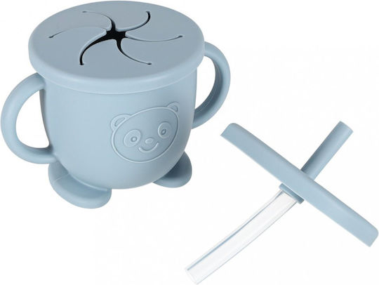 ikonka ikonka Baby- und Kinder-Essgeschirr aus Blauem Silikon 3er Set