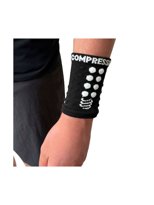 Compressport Sweatbands Αθλητικά Περικάρπια Μαύρα