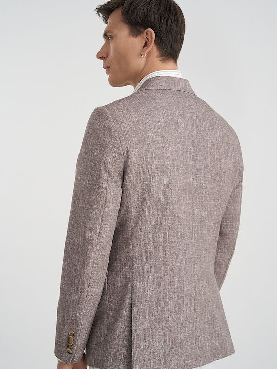 Men’s Beige Suit Jacket