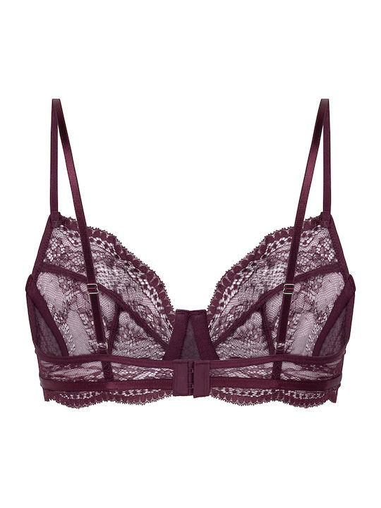 Isabelle Brown Bras without Padding with Underwire