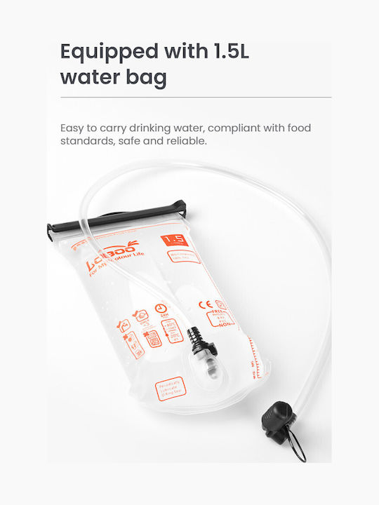 Loboo Backpack Αδιάβροχο 6lt Μαύρο