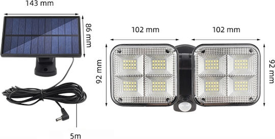 Solar Road Light 16W 300lm Cold White with Photocell