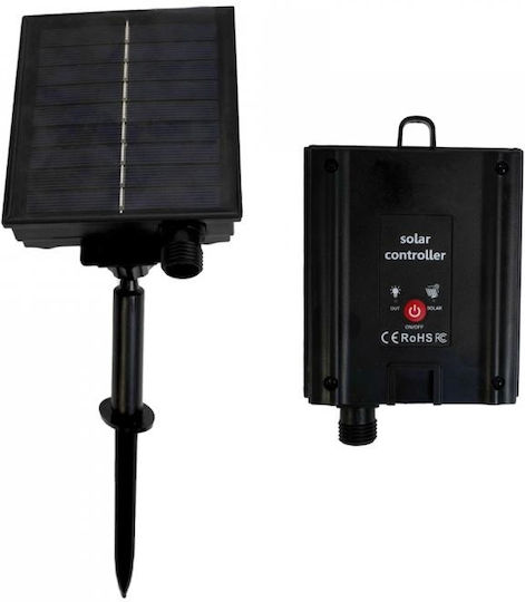 Lightex Set 10 Hängende Solarleuchten Girlande 5W 10lm mit Warmes Weiß Licht 2700K IP44