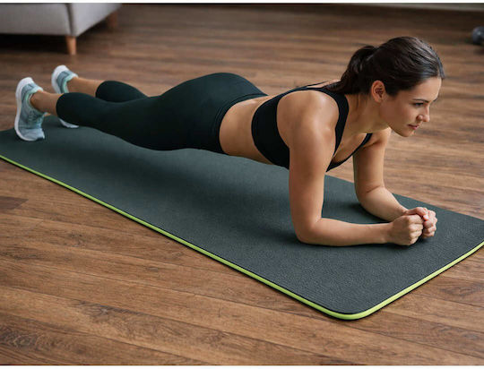 Verk Group Saltea de Gimnastică Pilates Verde (183x60cm)