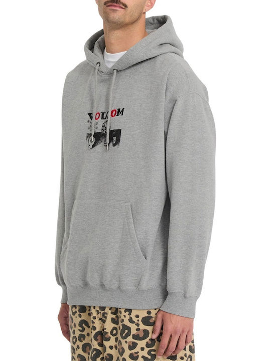 Φούτερ με Κουκούλα Heather Grey