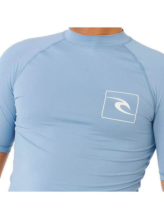 Rip Curl Upf UPF 50 Ανδρική Κοντομάνικη Αντηλιακή Μπλούζα Μπλε
