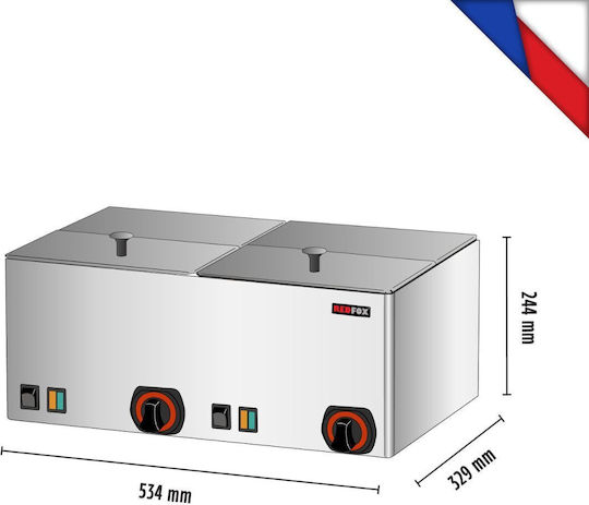Alfa Frost 2kW 53.4x32.9x24.4cm