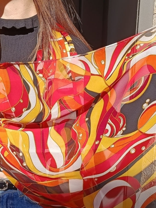 Women's Silk Shawl Black