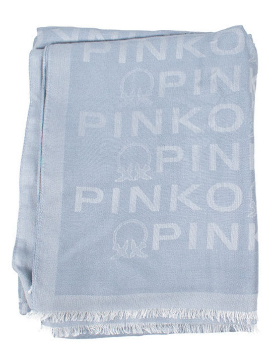 Pinko Damen Seidenschal Blau Pinko Damen Seidenschal Blau