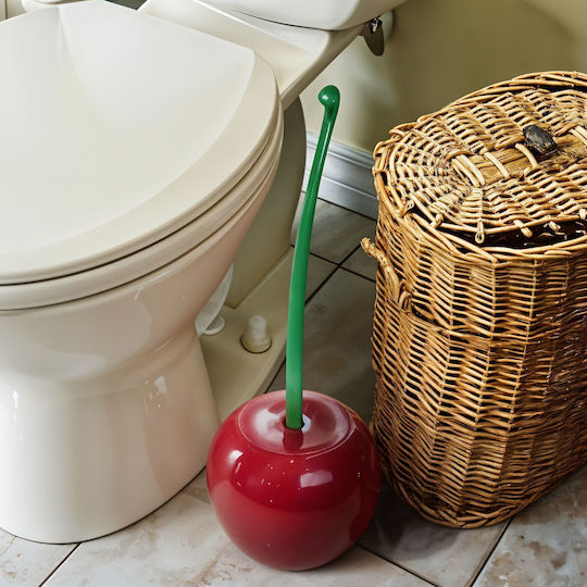 Plastic Toilet Brush Red