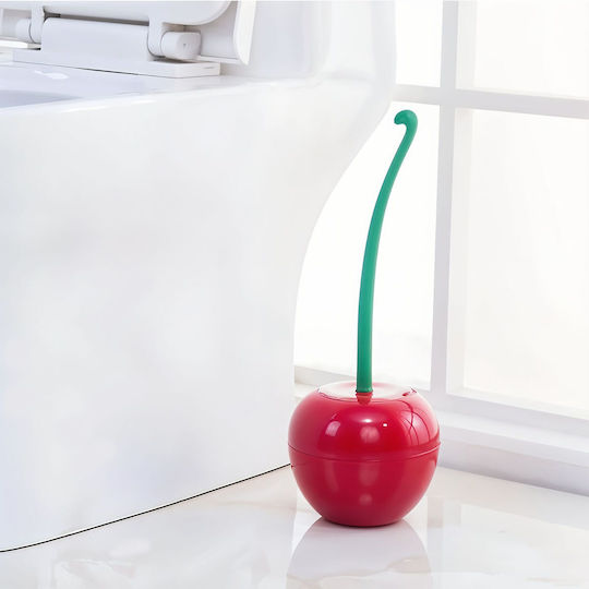 Plastic Toilet Brush Red