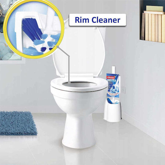 Vileda Metallische Toilettenbürste Badezimmer Silber