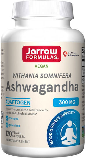 Jarrow Formulas Ашваганда KSM-66 300 мг 120 растителни капсули
