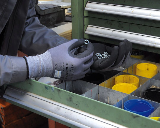 Cofra Waterproof Safety Gloves Black Nitrile Polyurethane/Leather