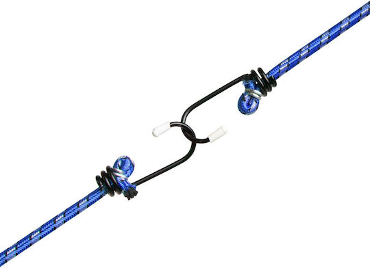 Set Elastic Straps Metal Hooks 4x60 Cm 6 Mm Luggage Fastening 6 Kg Multicolor