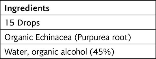 Viridian Tinctură Organic Echinacea Tincture 50ml