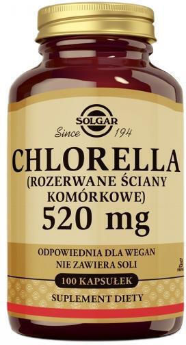 Solgar Chlorella 100 veg. Kappen
