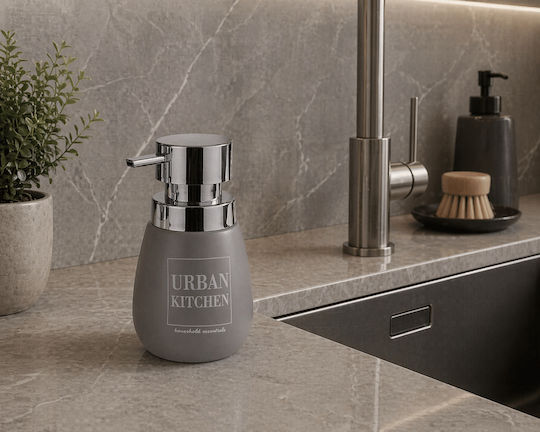 MRShome Dispenser Μεταλλικό Γκρι 300ml