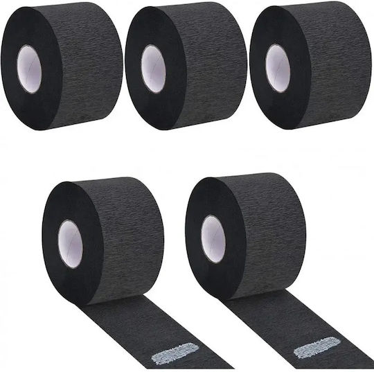 Eurostil Barber Line Hals-Papier Schwarz 5 Rollen
