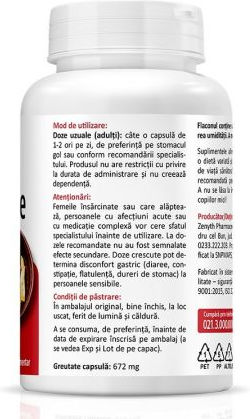 Zenyth Berberină + Oțet De Mere 500mg 2 x 60 Capsule