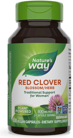 Nature's Way Red Clover 500мг 100 вегетариански капсули