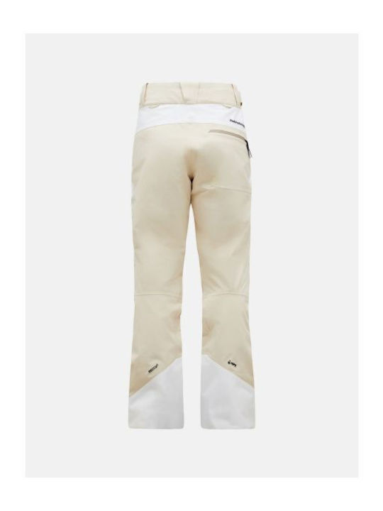 Peak Performance Reflective and Waterproof Work Trousers Beige